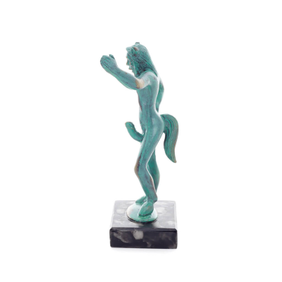 Satyr: Mythical Beings, Demons, Spirits in Mountains and Forests12x7cm Full Body Statue Bronze Ornament, Ancient Greece Bronze 3