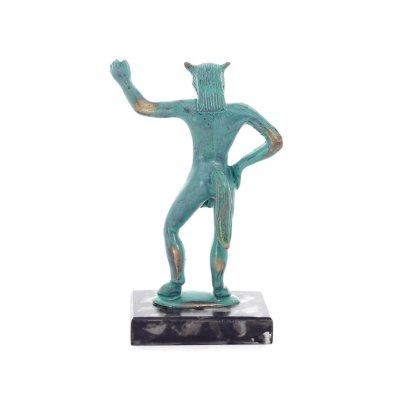 Satyr: Mythical Beings, Demons, Spirits in Mountains and Forests12x7cm Full Body Statue Bronze Ornament, Ancient Greece Bronze 4