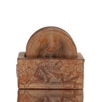 Σατυρικά, ερωτικές παράστασης, σεξ, αρχαία Ελλάδα σε Σουβέρ από αλάβαστρο Πολυεστερικά 1 - grifon.se 