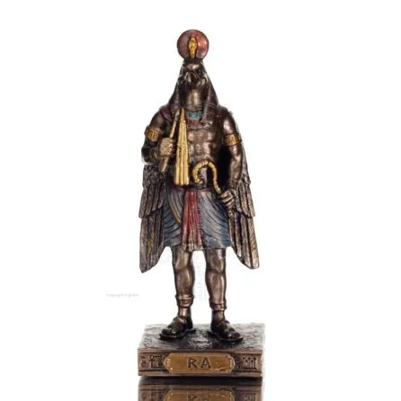 Ra solguden, egyptisk civilisation 8,5 cm Veronese brons elektrolytisk helkroppsstaty Veronese 1 - grifon.se 