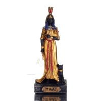 Maat: The View of Balance, Order, Harmony, Law, Justice 8,5cm Electrolytic Bronze Veronese Statue, Egyptian Veronese 1 - grifon.