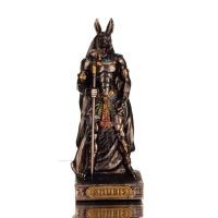 Anubis: DÃ¶dens herre, Schakalguden 33cm Helfigur med Elektrolytisk Brons Veronese, Dekorativ, Egyptisk kultur UpptÃ¤ck Veronese 1