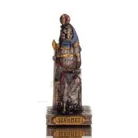 Sekhmet or Sekhmet symbolizes the struggle of the positive and negative elements of the universe,8,5cm with Veronese Bronze Elec
