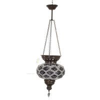 Tiled ceiling lamp Ï†240 70cm Handmade Metal with glass Lighting fixtures 1 - grifon.se 