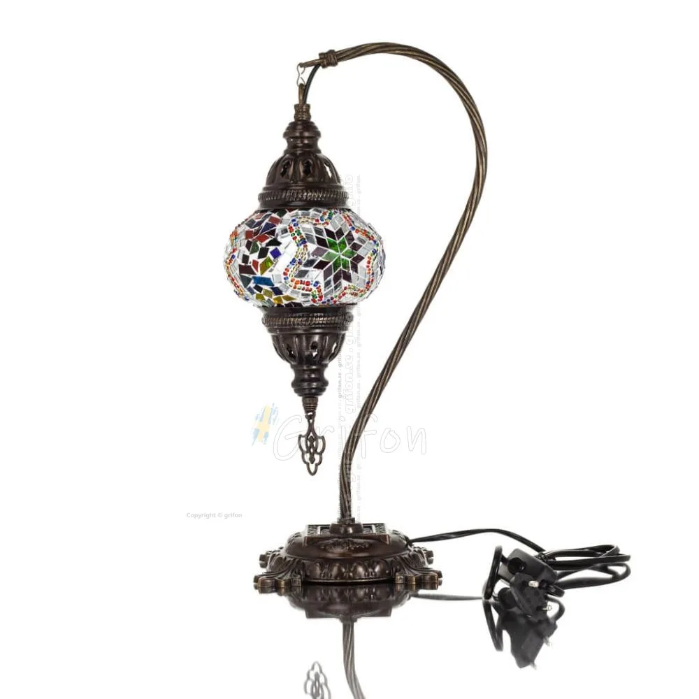 Lighting table hanging lamp φ130 42cm Handmade Metal with glass Pendant 1 - grifon.se 