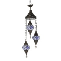 ΠΟΛΥΦΩΤΟ ΚΡΕΜΑΣΤΟ ΜΕ 3 ΛΑΜΠΕΣ  90εκ.