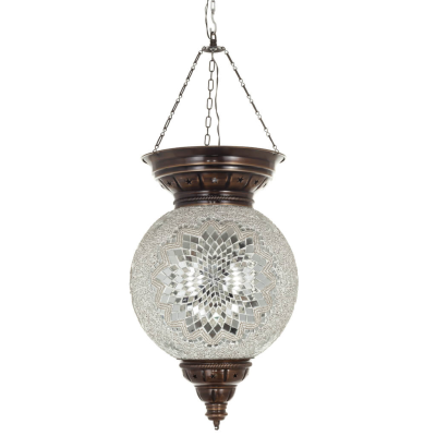 Rund taklampa Ï†300 65cm Handgjord Metall med glas Belysningsarmaturer 1 - grifon.se 