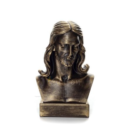 Jesus Kristus, NasarÃ©n och Messias byst, byst 17 cm i alabaster Alabaster 1 - grifon.se 