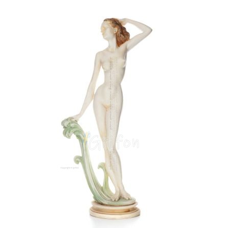 Daughter on the wave 49cm Full length alabaster statue Alabaster 1 - grifon.se