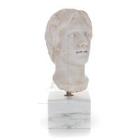 Adolescent: Young, free citizen, 36cm. Bust, bust Made of marble, Handmade, ancient Greece Plaster, Tuff, Marmor 1 - grifon.se 