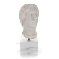 Adolescent: Young, free citizen, 36cm. Bust, bust Made of marble, Handmade, ancient Greece Plaster, Tuff, Marmor 1 - grifon.se 