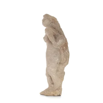 Kvinnlig statyett från sandsten (sten), handgjord, modern dekorativ Gyps, Porolithos, Marble 2 - grifon.se 