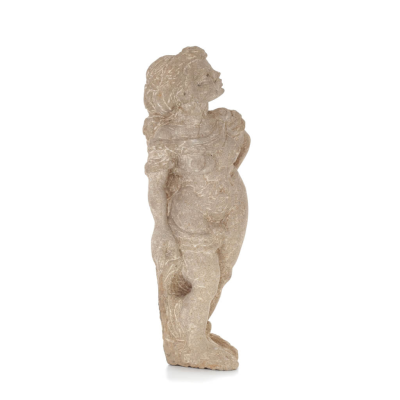 Female figurine from sandstone (stone), Handmade, Modern Decorative Plaster, Tuff, Marmor 5 - grifon.se 