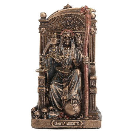 SANTA MUERTE ON THRONE 8,4cm Κιβ.96