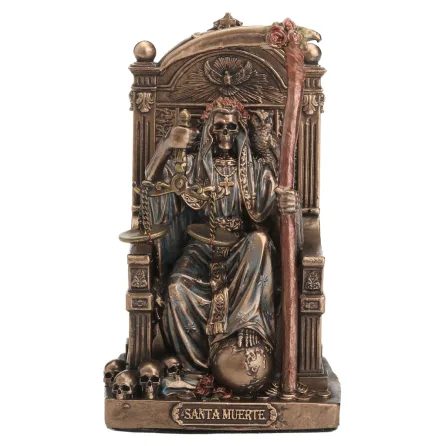 SANTA MUERTE ON THRONE 8,4cm Κιβ.96