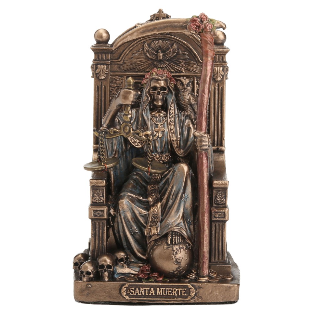SANTA MUERTE ON THRONE 8,4cm Κιβ.96