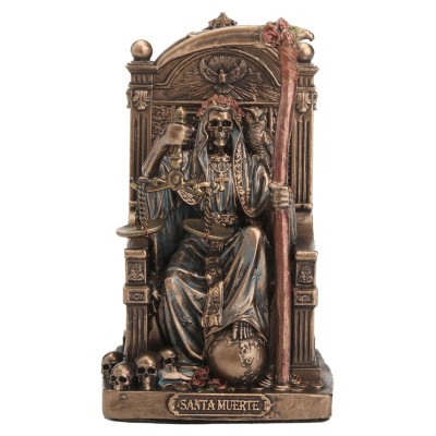 SANTA MUERTE ON THRONE 8,4cm Κιβ.96