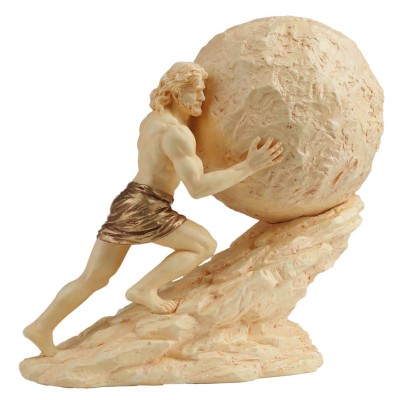ΣΙΣΥΦΟΣ (ΛΕΥΚΟ ΚΑΙ ΧΡΥΣΟ) 18x16cm Κιβ.48