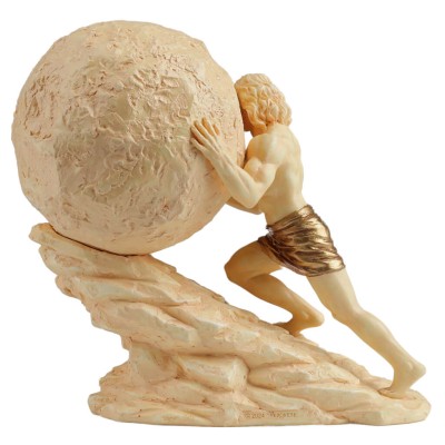 ΣΙΣΥΦΟΣ (ΛΕΥΚΟ ΚΑΙ ΧΡΥΣΟ) 18x16cm Κιβ.48